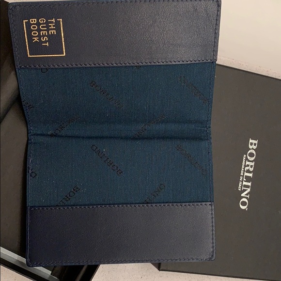 NWOT- Real Leather Borlino passport case - Picture 4 of 5
